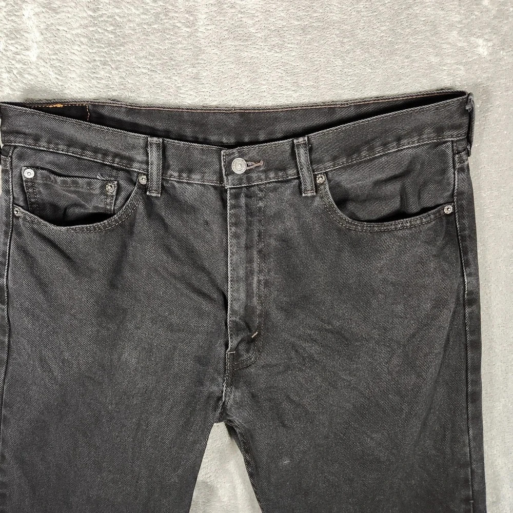 Levi's Jeans Men's 505 38X32‎ Denim Black Pre-Owned